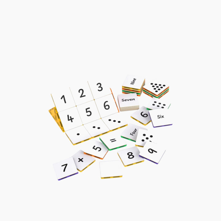 Tiletek Magnetic Tile Toppers Numbers Pack 40 pcs