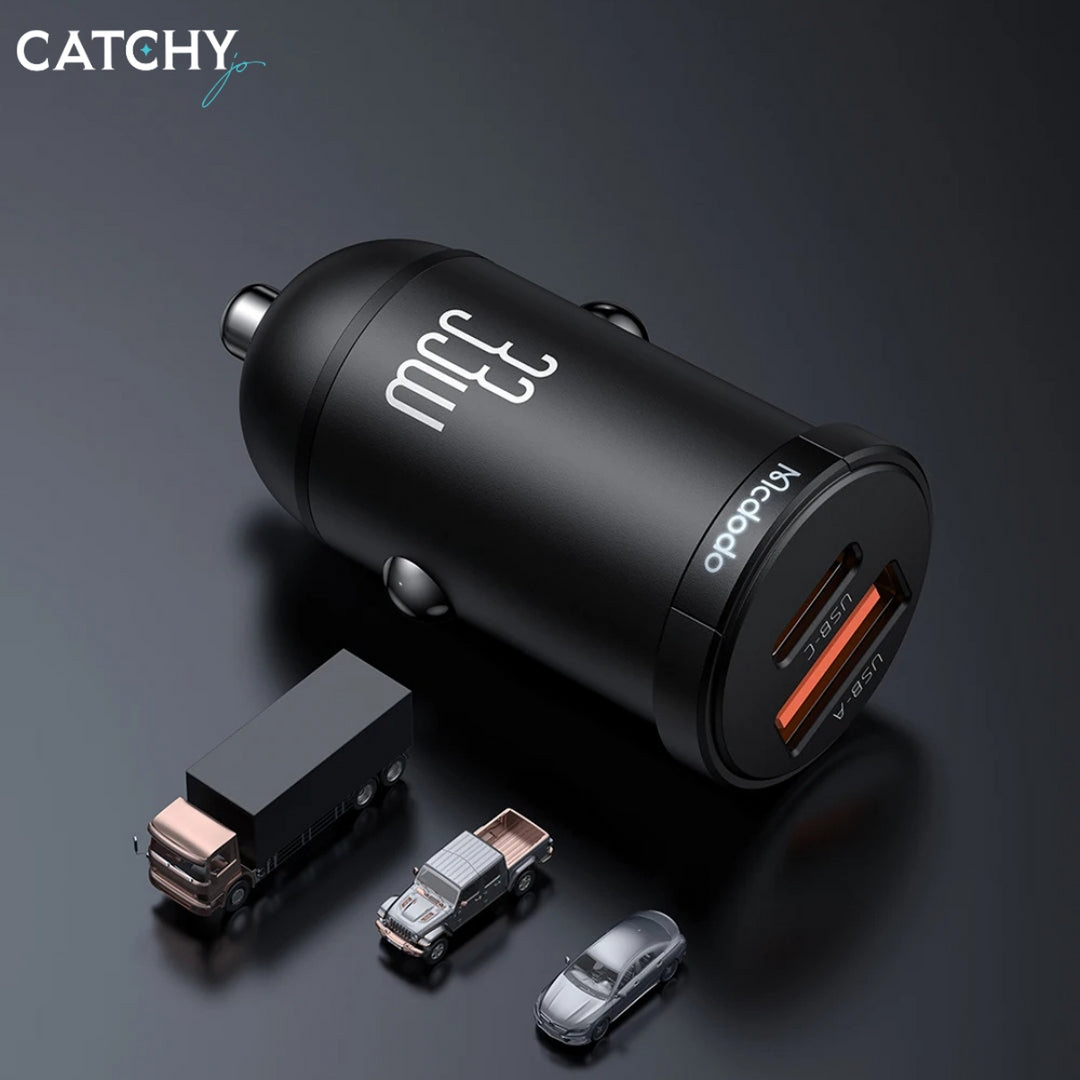 MCDODO 232 Dual Port Metal Car Charger (33W)