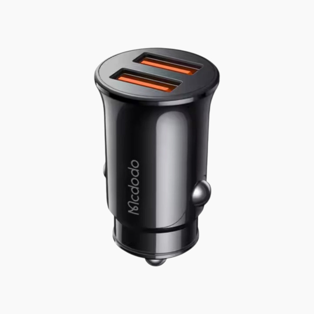 MCDODO 2 Ports Fast USB Car Charger (12W)