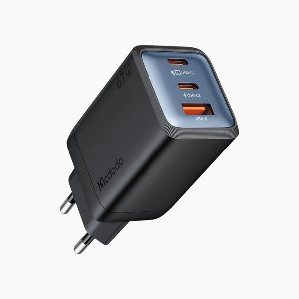 Mcdodo 3 Ports Ultimate Mini Gan Charger (67W)