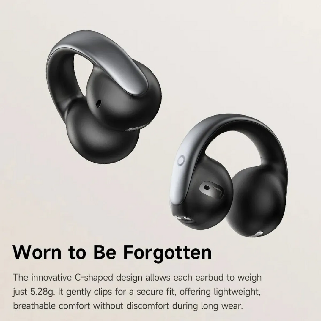 MCDODO Air O3 clip-on open-ear earbuds with LED battery display