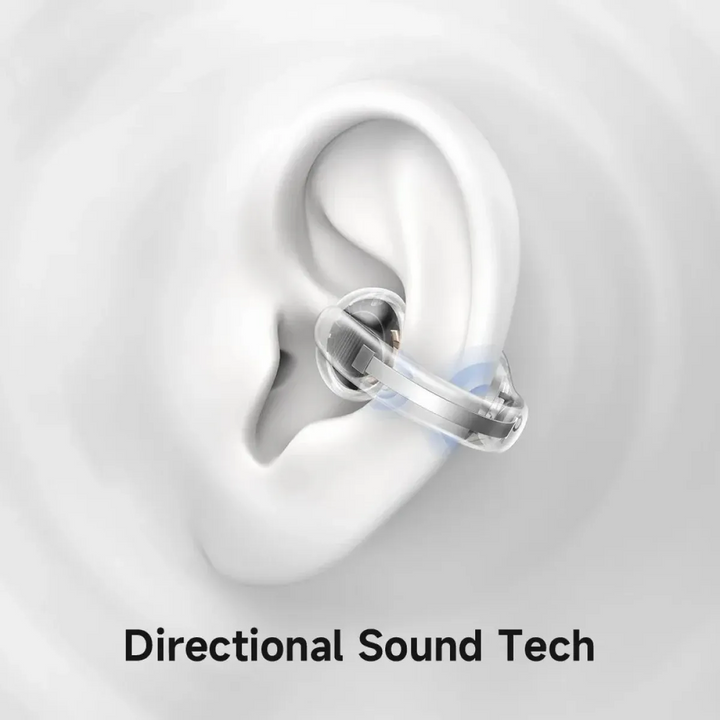 MCDODO Air O3 clip-on open-ear earbuds with LED battery display