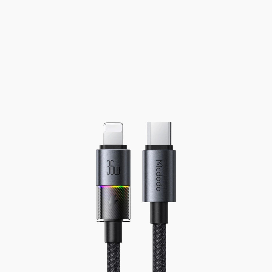Mcdodo CA-8190 USB-C to Lightning cable with RGB lighting