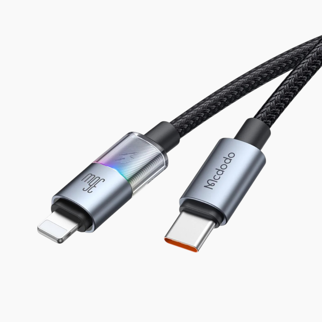 Mcdodo CA-8190 USB-C to Lightning cable with RGB lighting