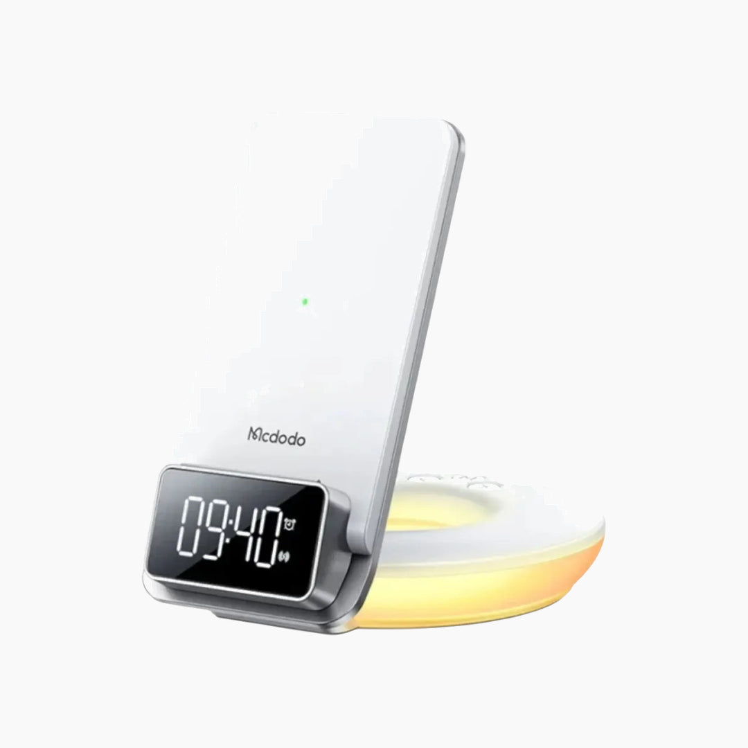 Mcdodo CH-1610 wireless charger with LED clock and night lamp