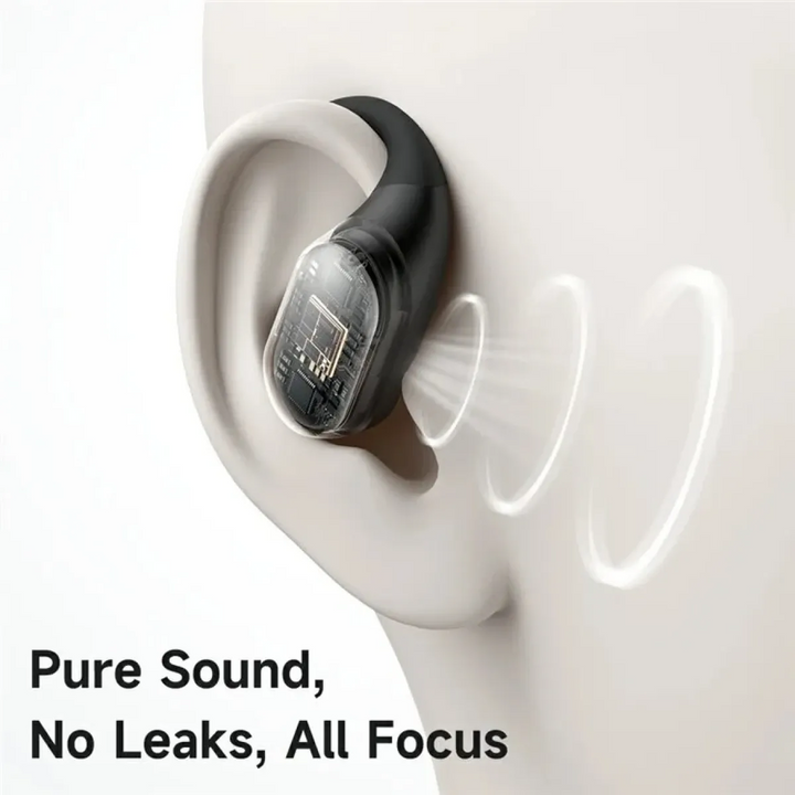 MCDODO HP-007 open-ear true wireless earbuds with LED display charging case