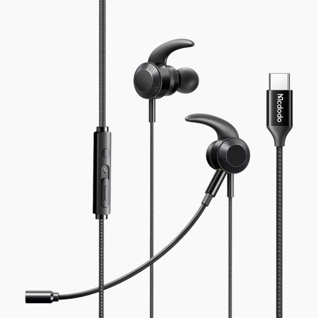 MCDODO HP-1340 Type C gaming earphones with aluminum alloy housing