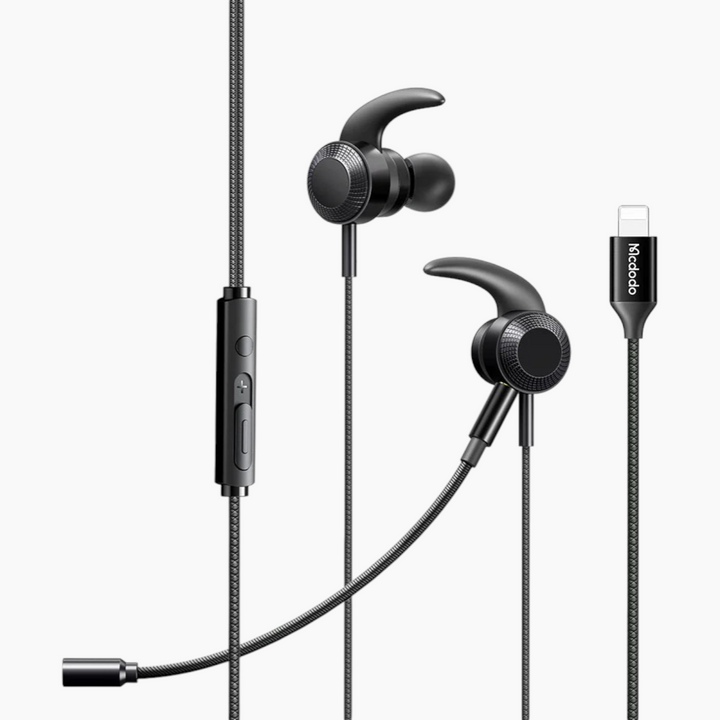 MCDODO HP-1350 Lightning gaming earphones with Aluminium Alloy housing and Kevlar cable