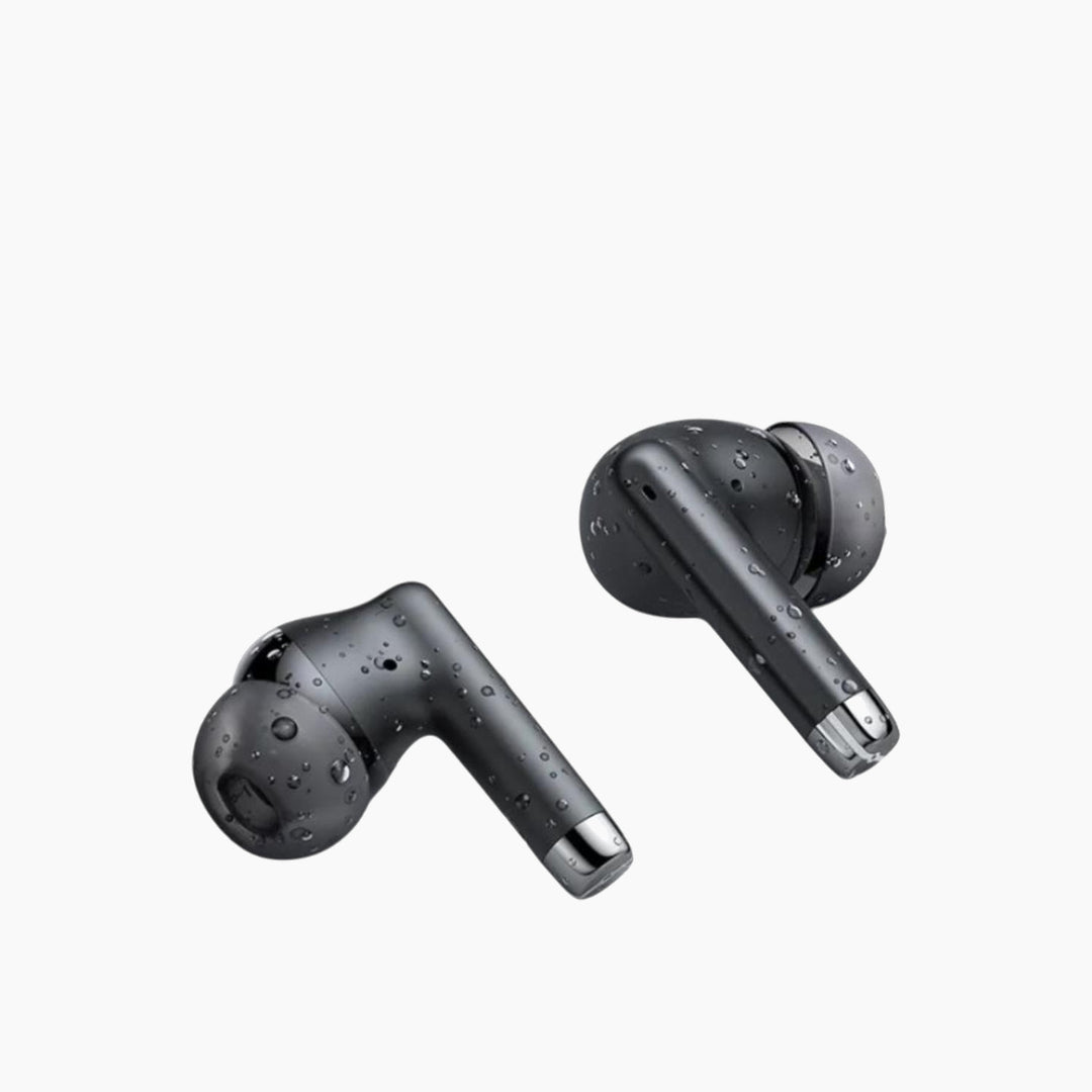 MCDODO TWS earbuds with digital display and lanyard