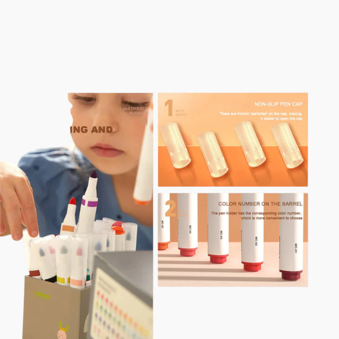 Mideer Washable Marker Small Tip