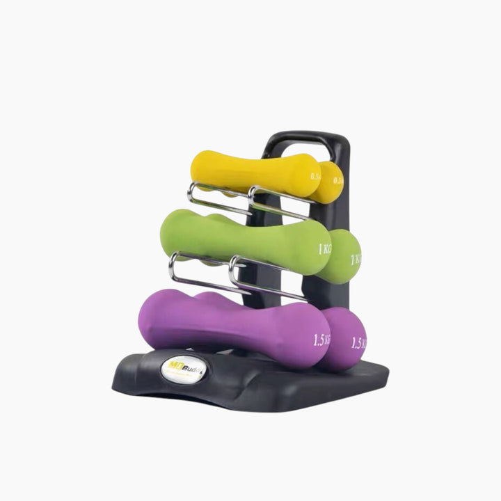MD Dumbbells With Stand
