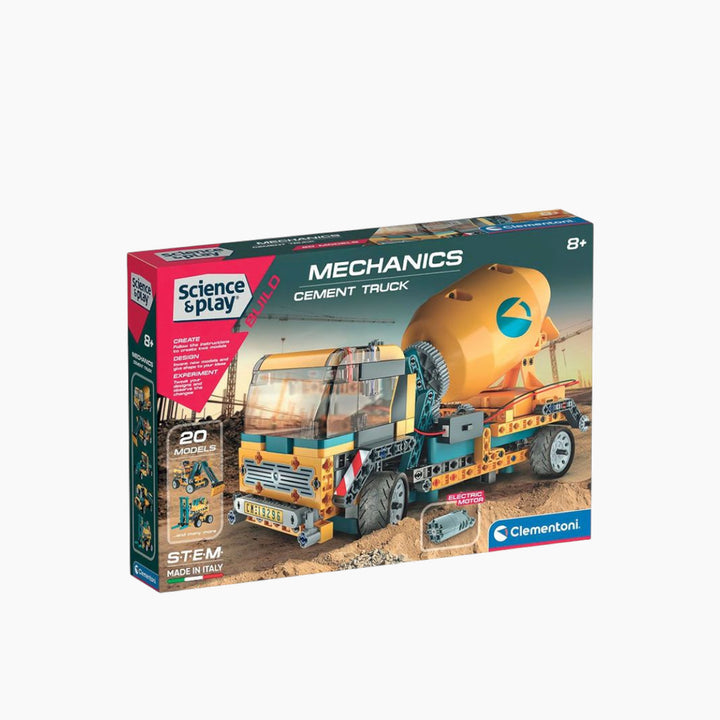 Clementoni Mechanics Lab - Concrete Mixer (Usa-Can)