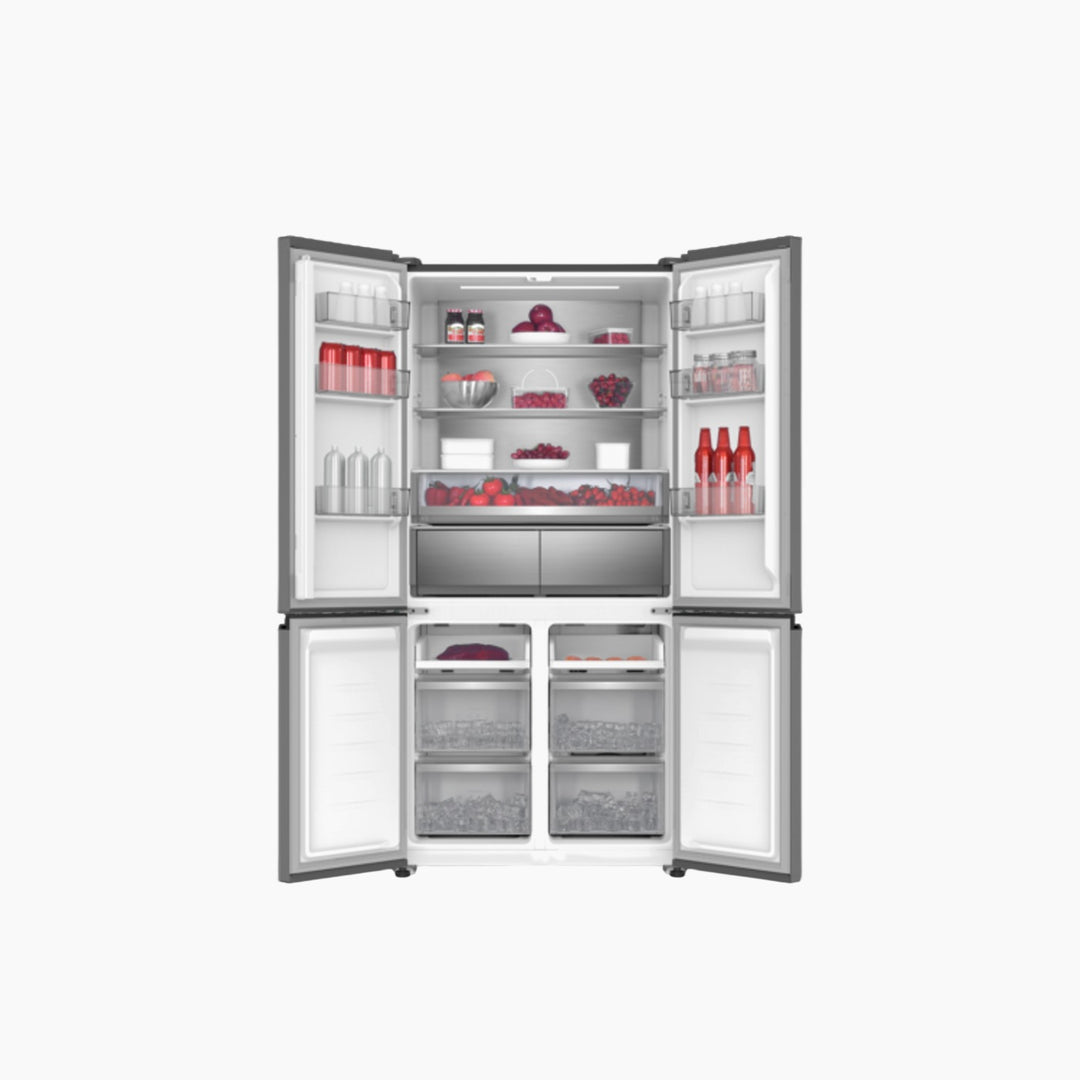 METALUX 4-Door Fridge 467L Matt Black