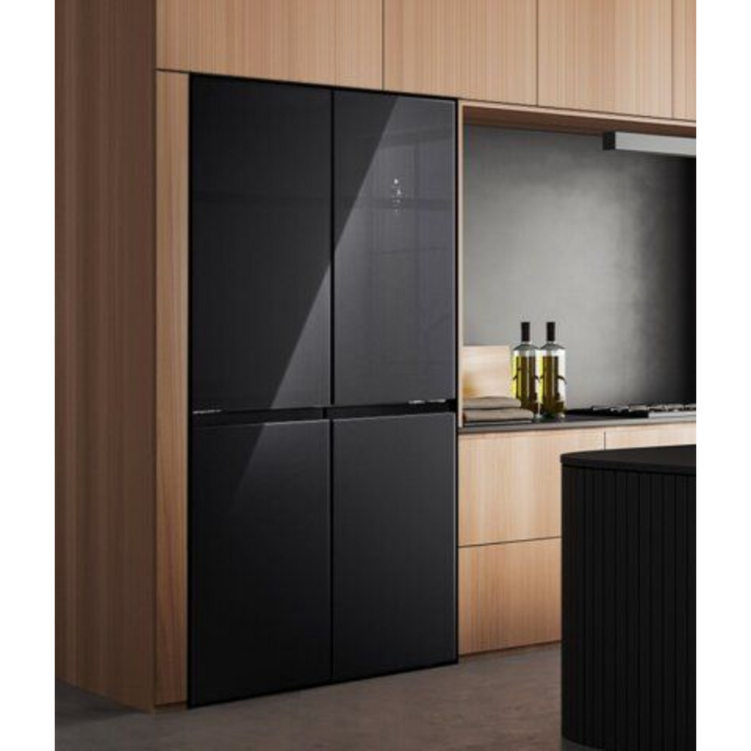 METALUX 4-Door Fridge 467L Matt Black