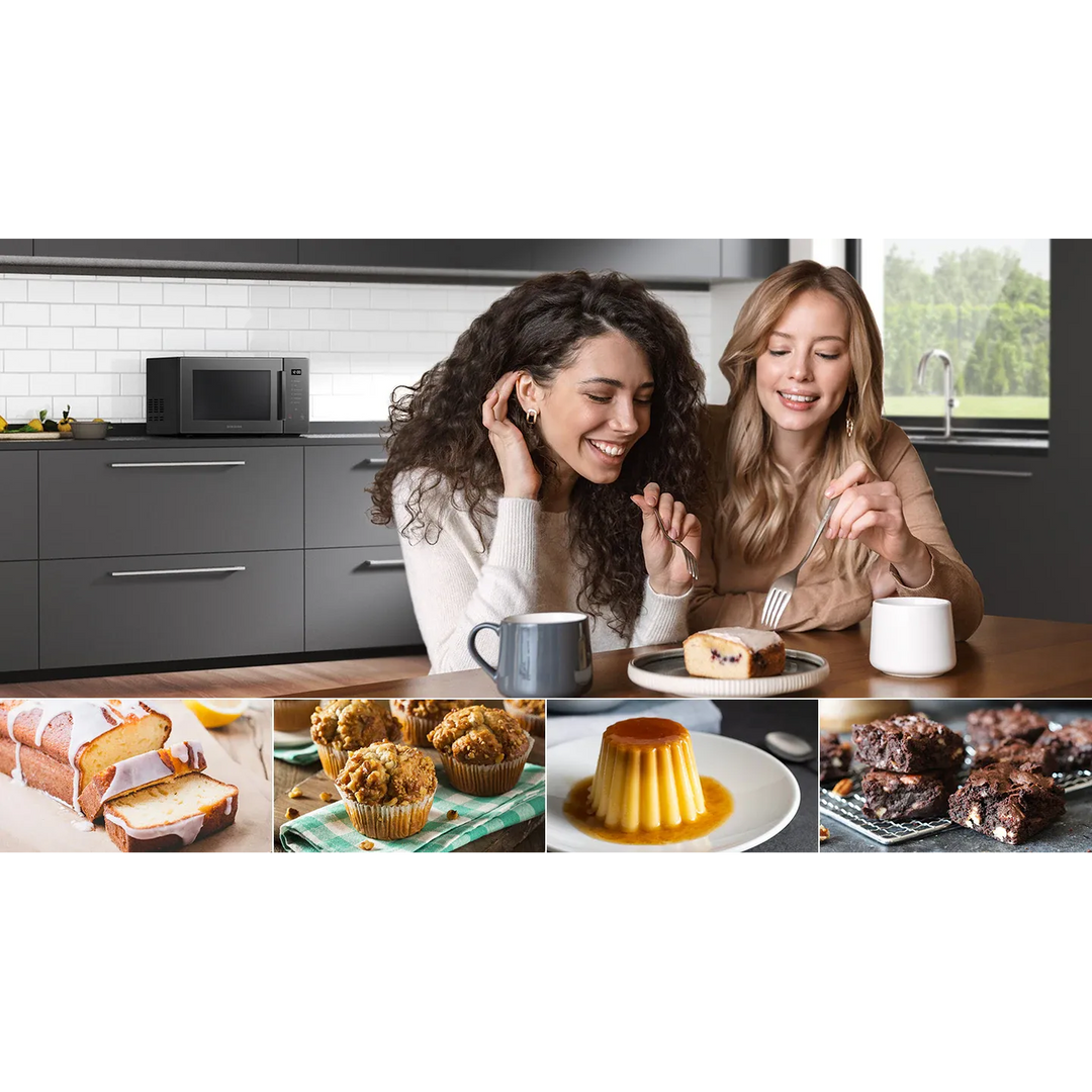 Samsung Bespoke Grill Microwave Oven with Home Dessert Option, 30L, Black