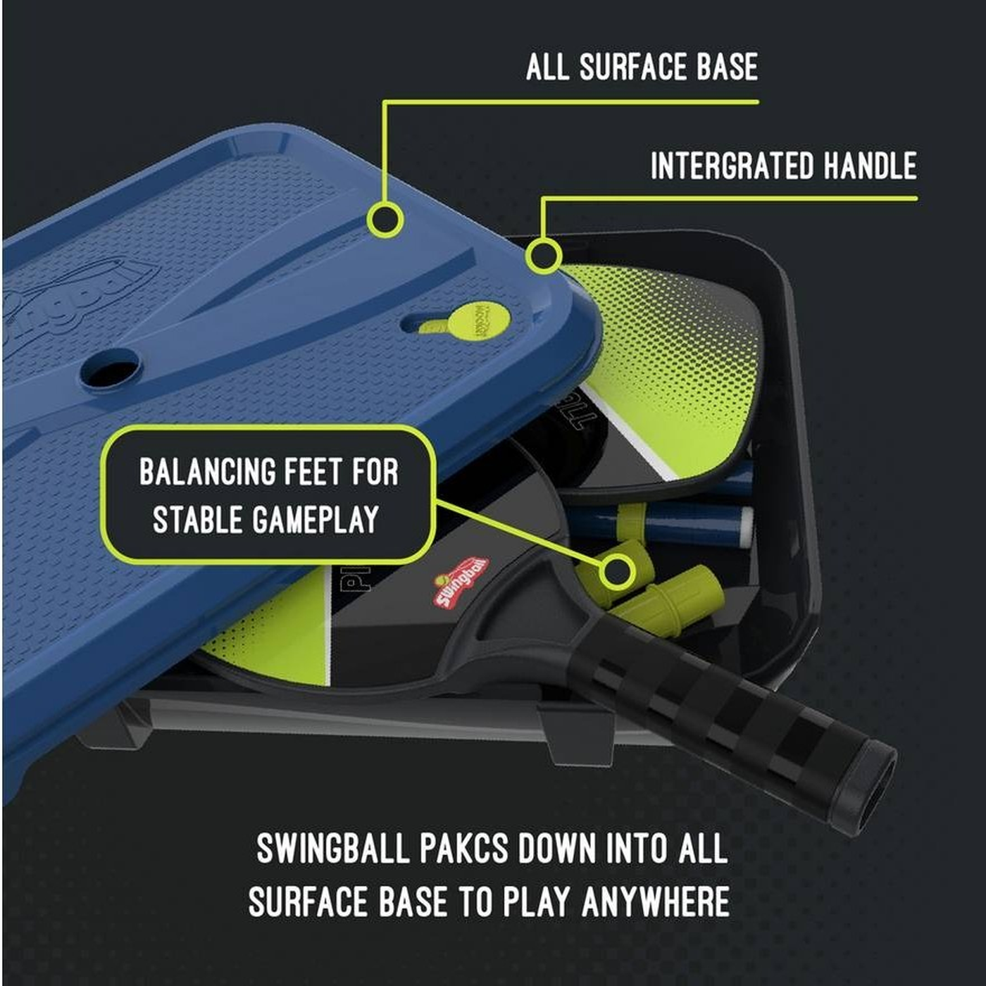 Moki All Surface Swingball Pickleball Moki All Surface Swingball Pickleball