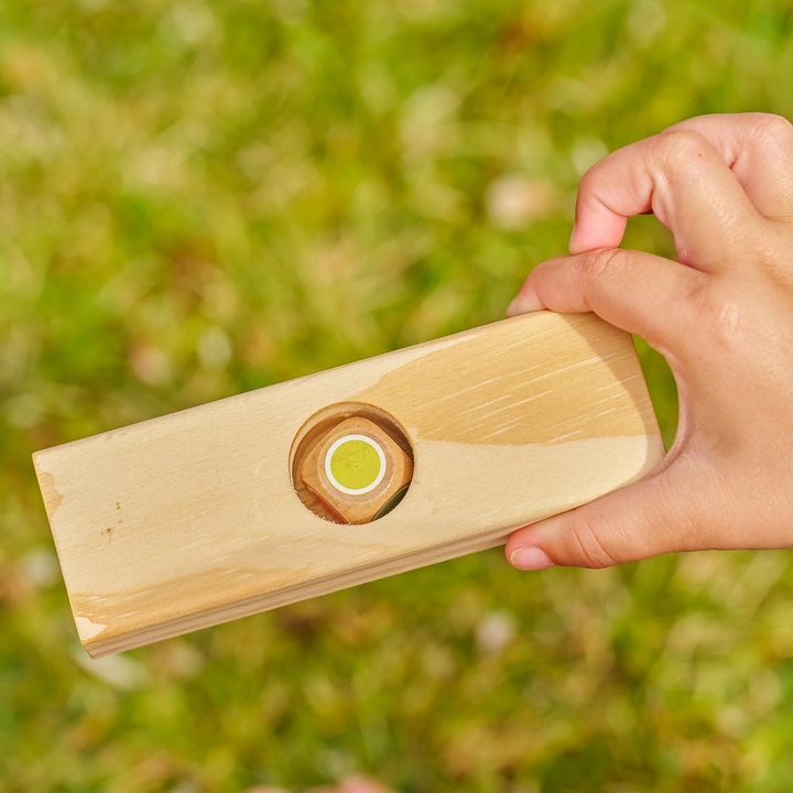 Wooden giant tumble tower game