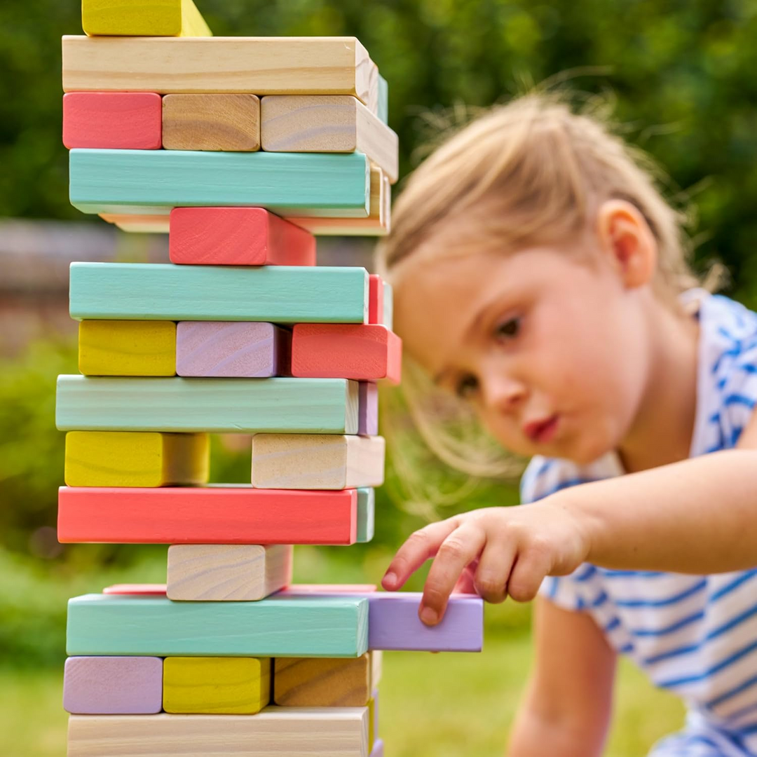 Mookie TP Wooden Giant Tumble Tower game