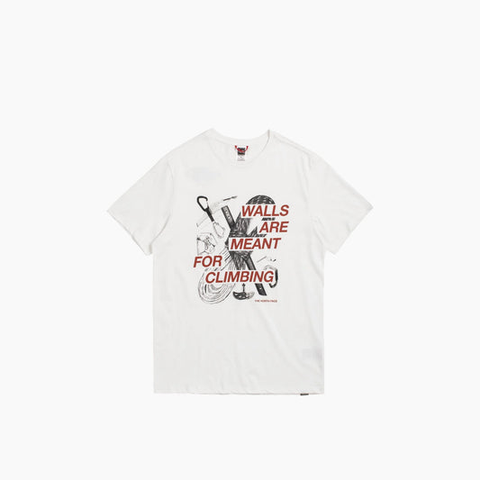 The North Face Men's Outdoor S/S Graphic Tee Gardenia White
