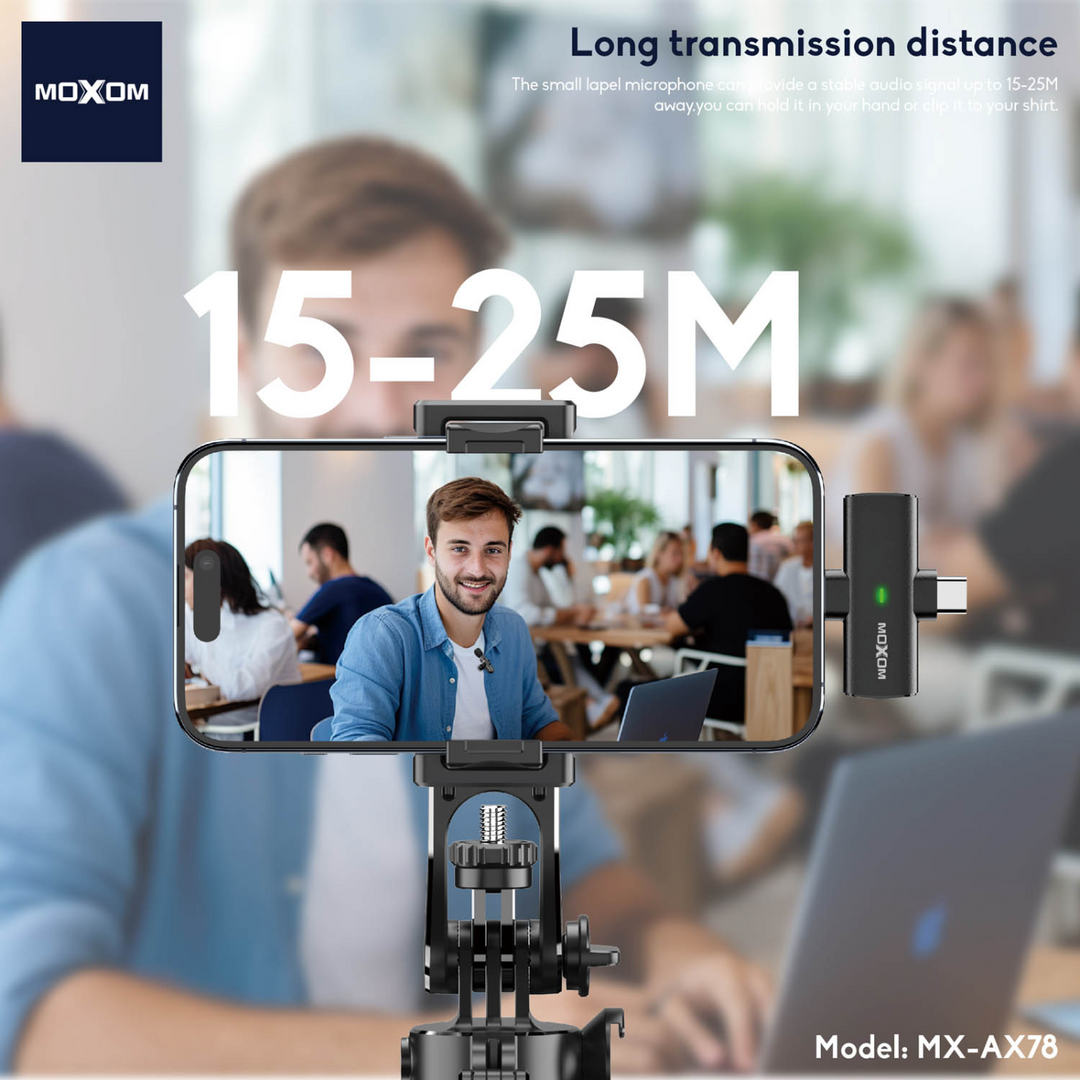 MOXOM Dual Wireless Microphone