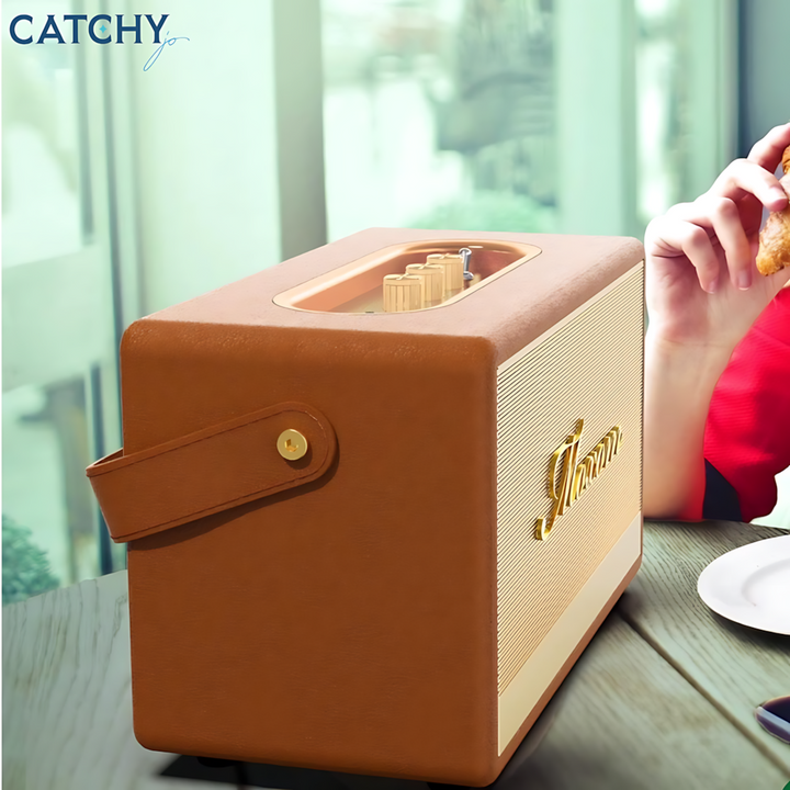 MOXOM MX-SK59 Classic Wireless Speaker with 61800mAh battery
