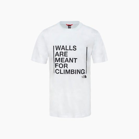 The North Face Men's Ss Walls Climb Tee Tnf White