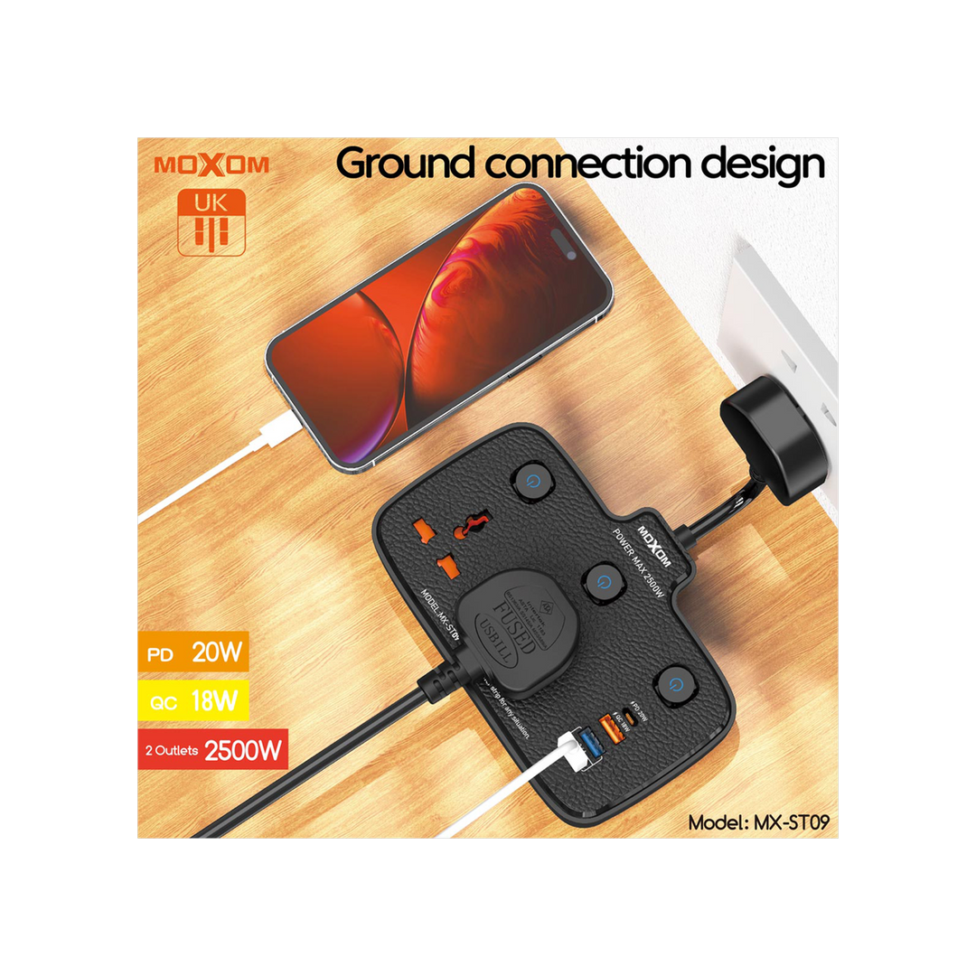 MOXOM Electrical Extension Socket