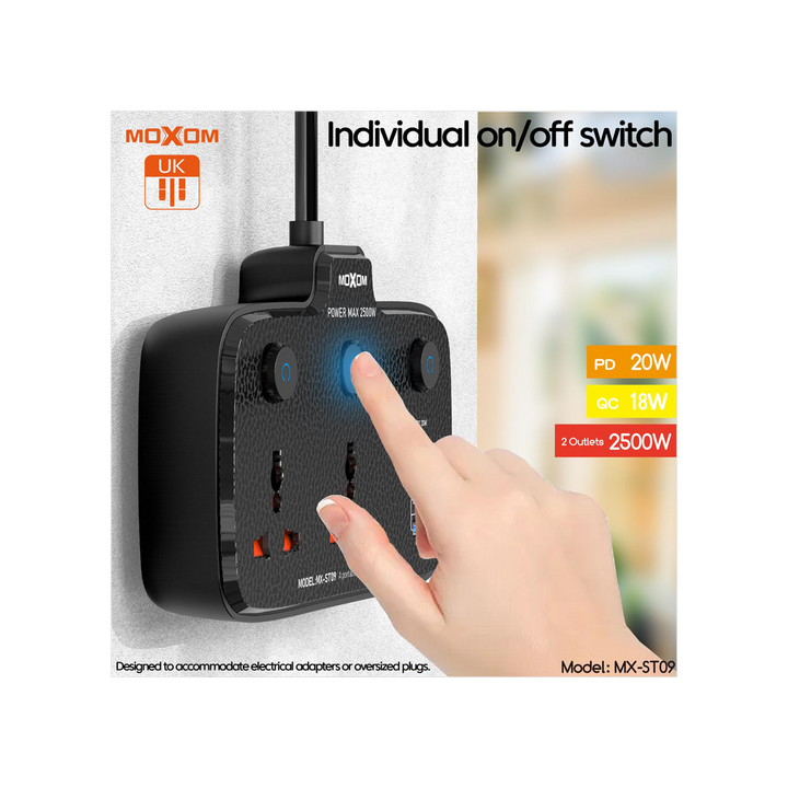 MOXOM Electrical Extension Socket