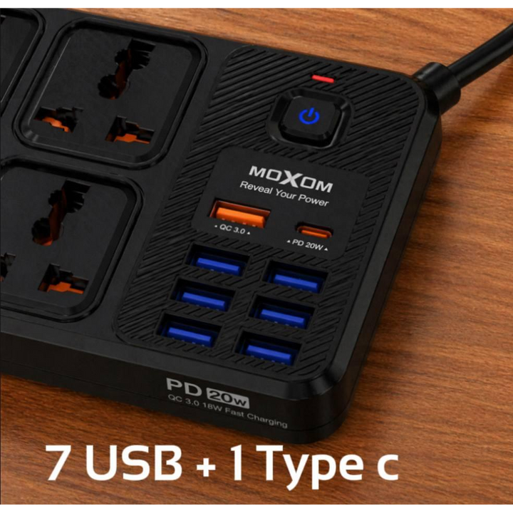 Moxom MX-ST17 12-in-1 Power Strip