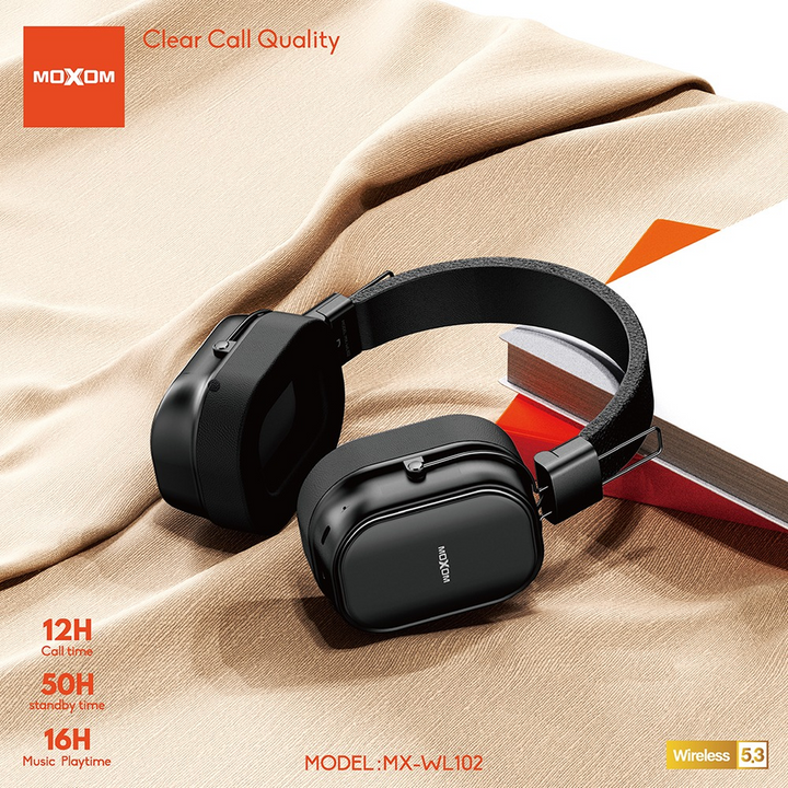 Moxom MX-WL102 Serene Foldable Wireless Headphones