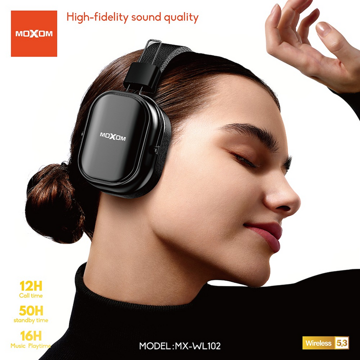 Moxom MX-WL102 Serene Foldable Wireless Headphones