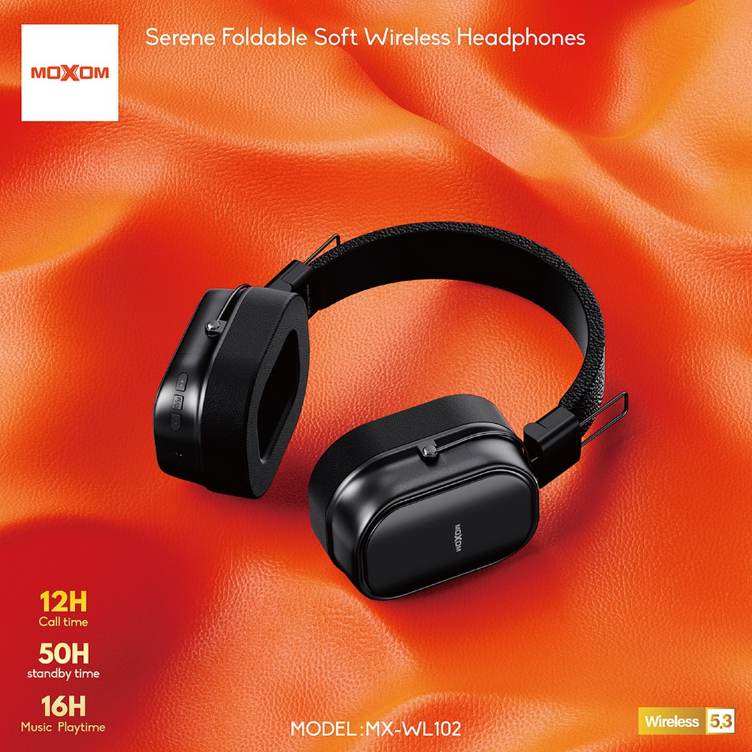 Moxom MX-WL102 Serene Foldable Wireless Headphones