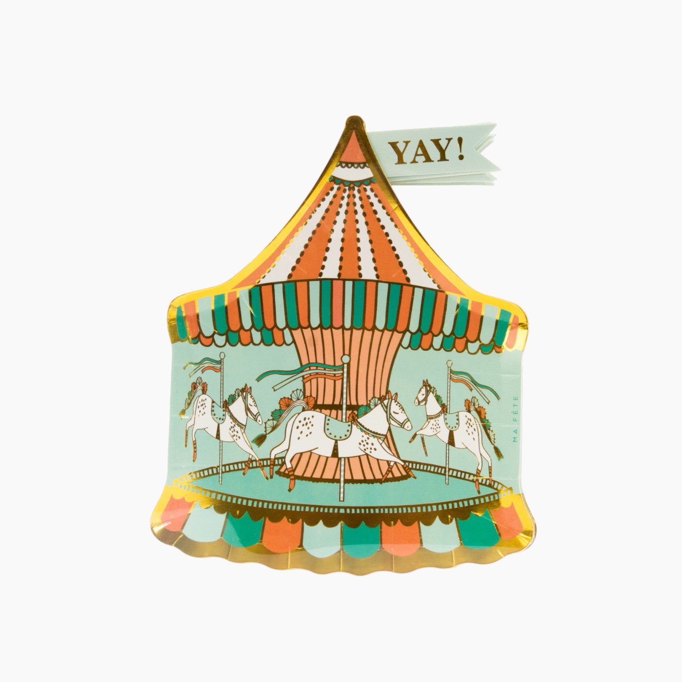 Ma Fete Carousel Plates - Set of 8
