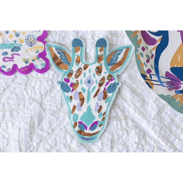 Ma Fete Giraffe Napkins - Set of 16
