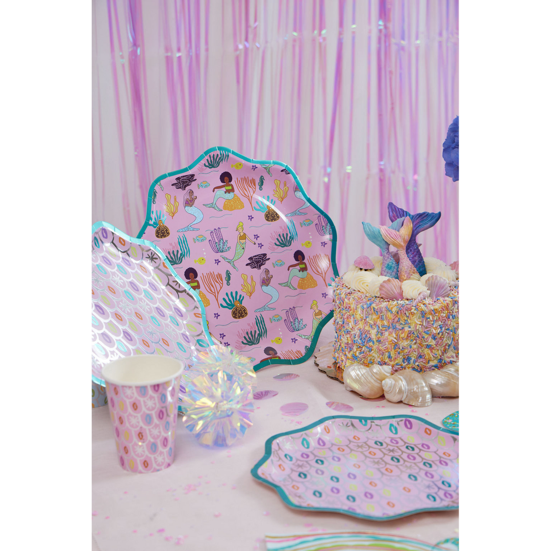 Ma Fete Mermaid Dinner Plates - Set of 8