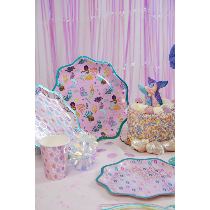 Ma Fete Mermaid Dinner Plates - Set of 8