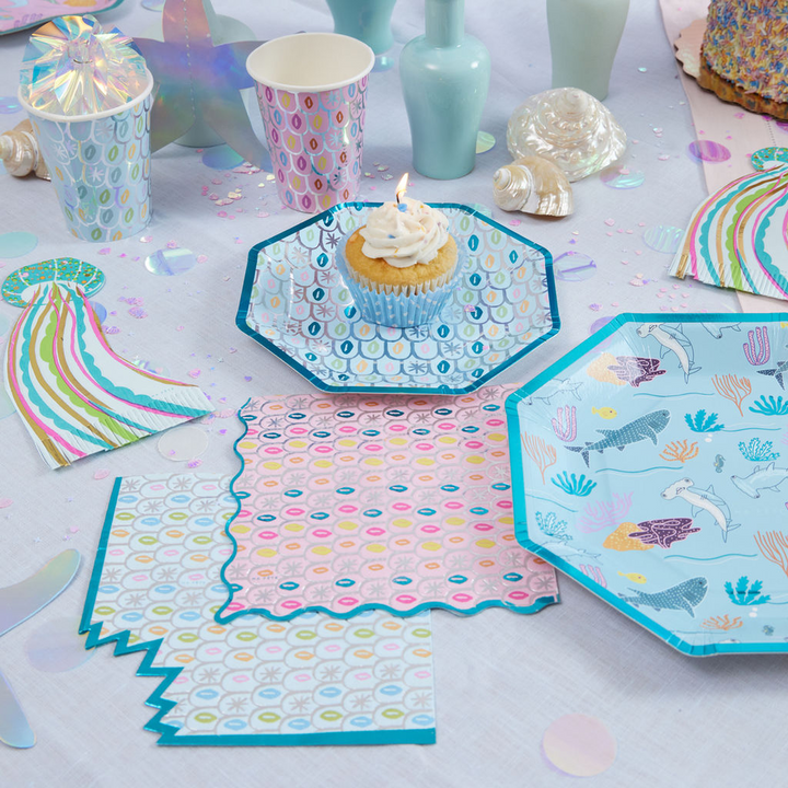 Ma Fete Mermaid Napkins - Set of 16