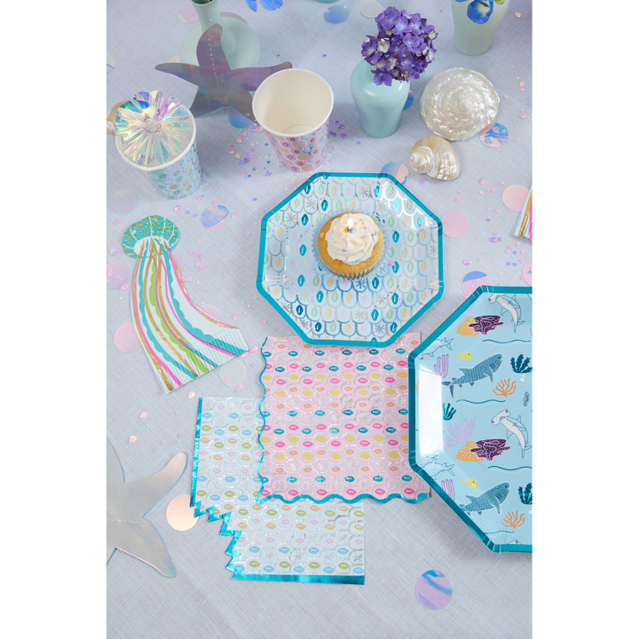 Ma Fete Mermaid Napkins - Set of 16