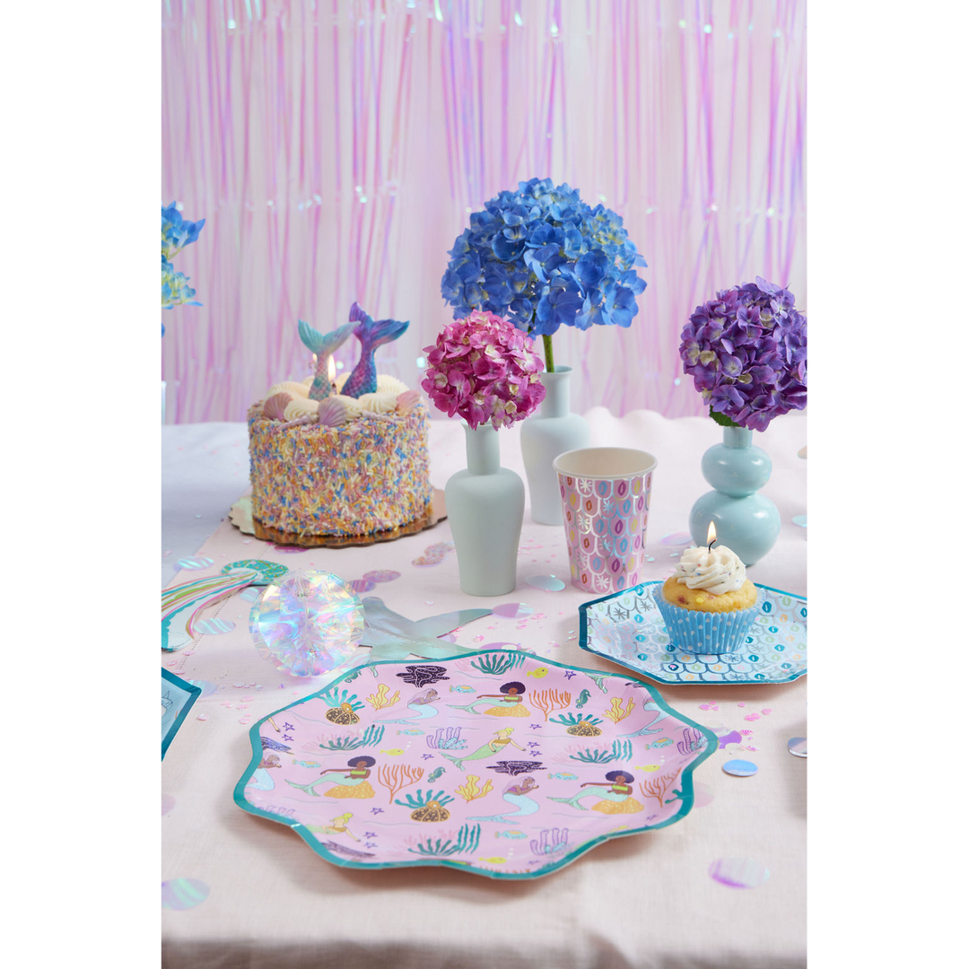 Ma Fete Mermaid Plates - Set of 8