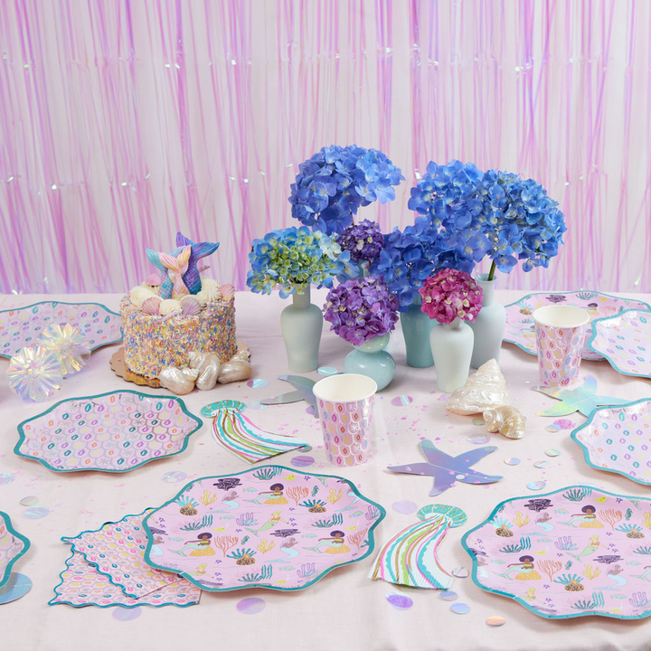 Ma Fete Mermaid Plates - Set of 8