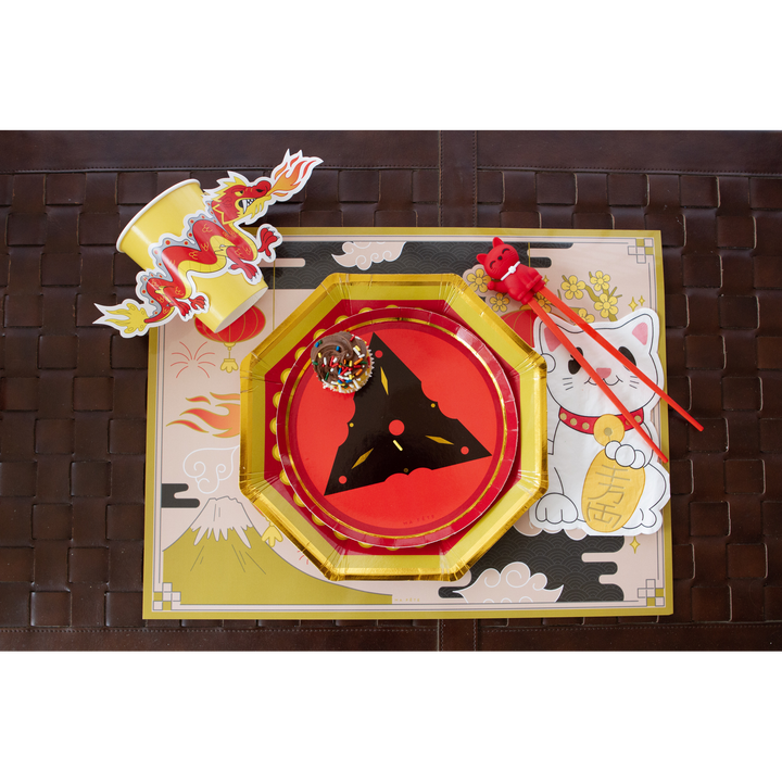 Ma Fete Ninja Dessert Plates - Set of 8