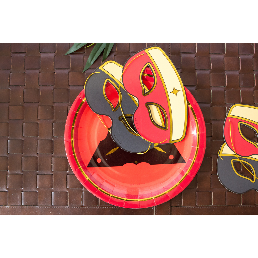 Ma Fete Ninja Dessert Plates - Set of 8