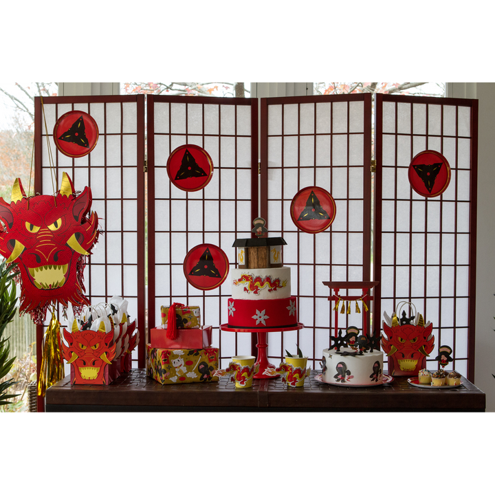 Ma Fete Ninja Dessert Plates - Set of 8
