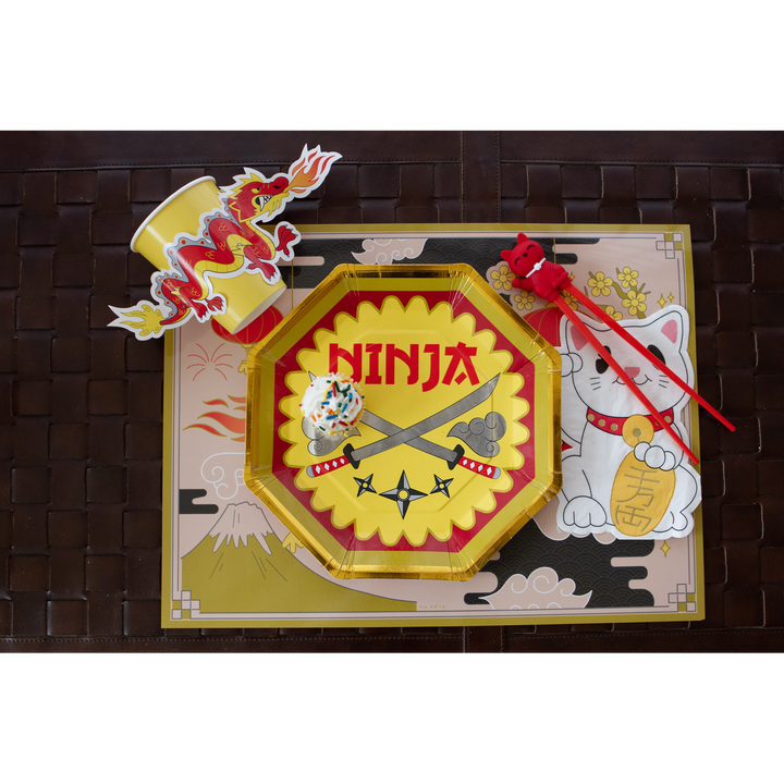 Ma Fete Ninja Dinner Plates - Pack of 2