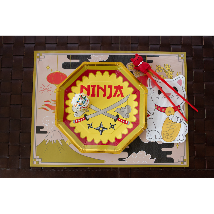 Ma Fete Ninja Dinner Plates - Pack of 2