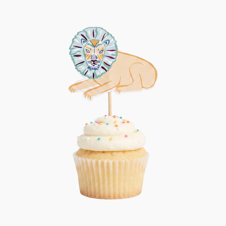 Ma Fete Safari Cupcake Toppers - Set of 16