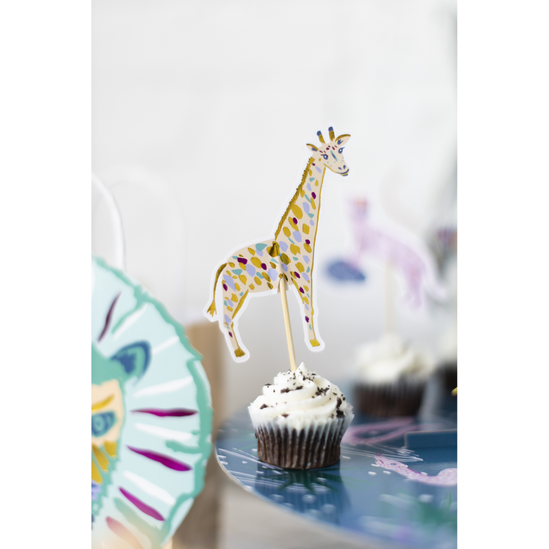 Ma Fete Safari Cupcake Toppers - Set of 16