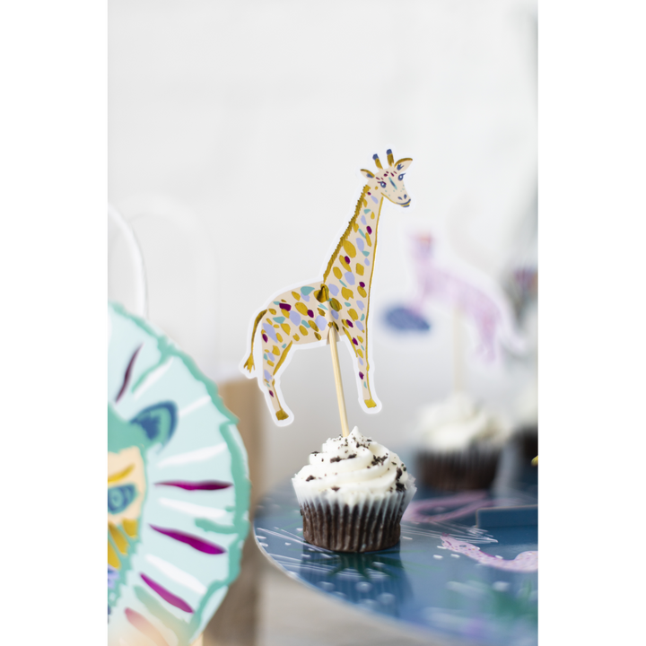 Ma Fete Safari Cupcake Toppers - Set of 16
