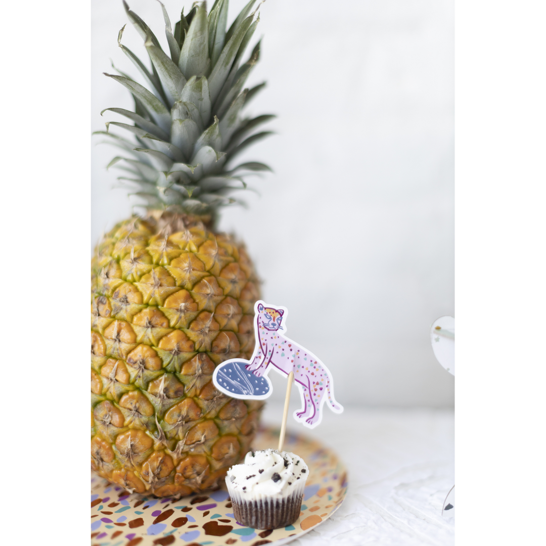 Ma Fete Safari Cupcake Toppers - Set of 16