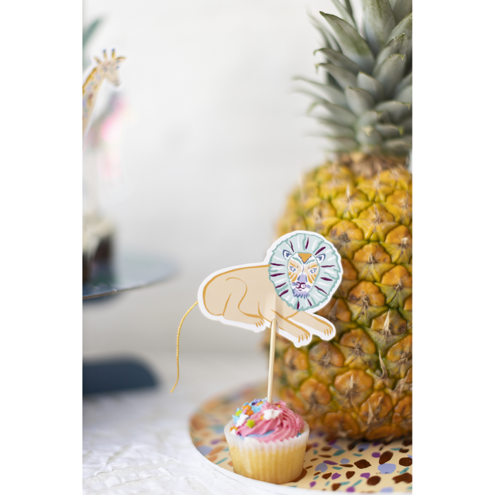 Ma Fete Safari Cupcake Toppers - Set of 16